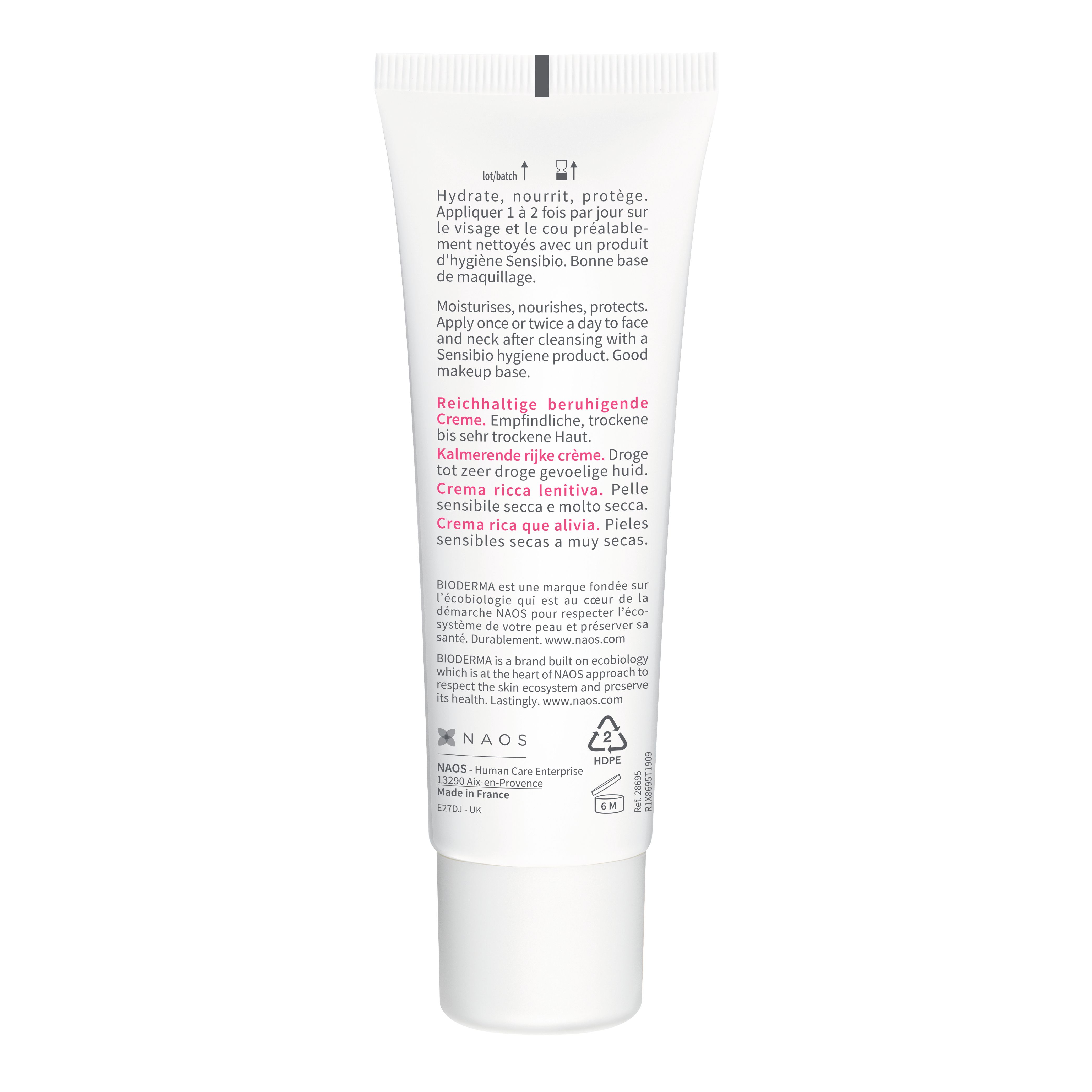 BIODERMA Sensibio Rich Crème calmante