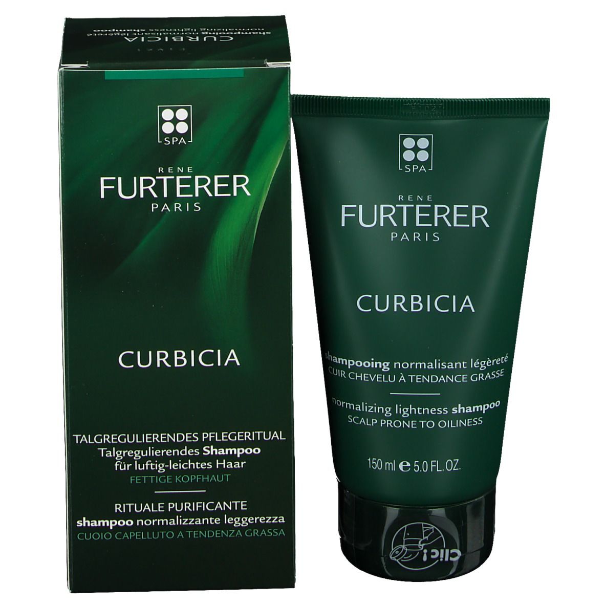 RENE FURTERER CURBICIA Regulierendes Shampoo für luftig-leichtes Haar