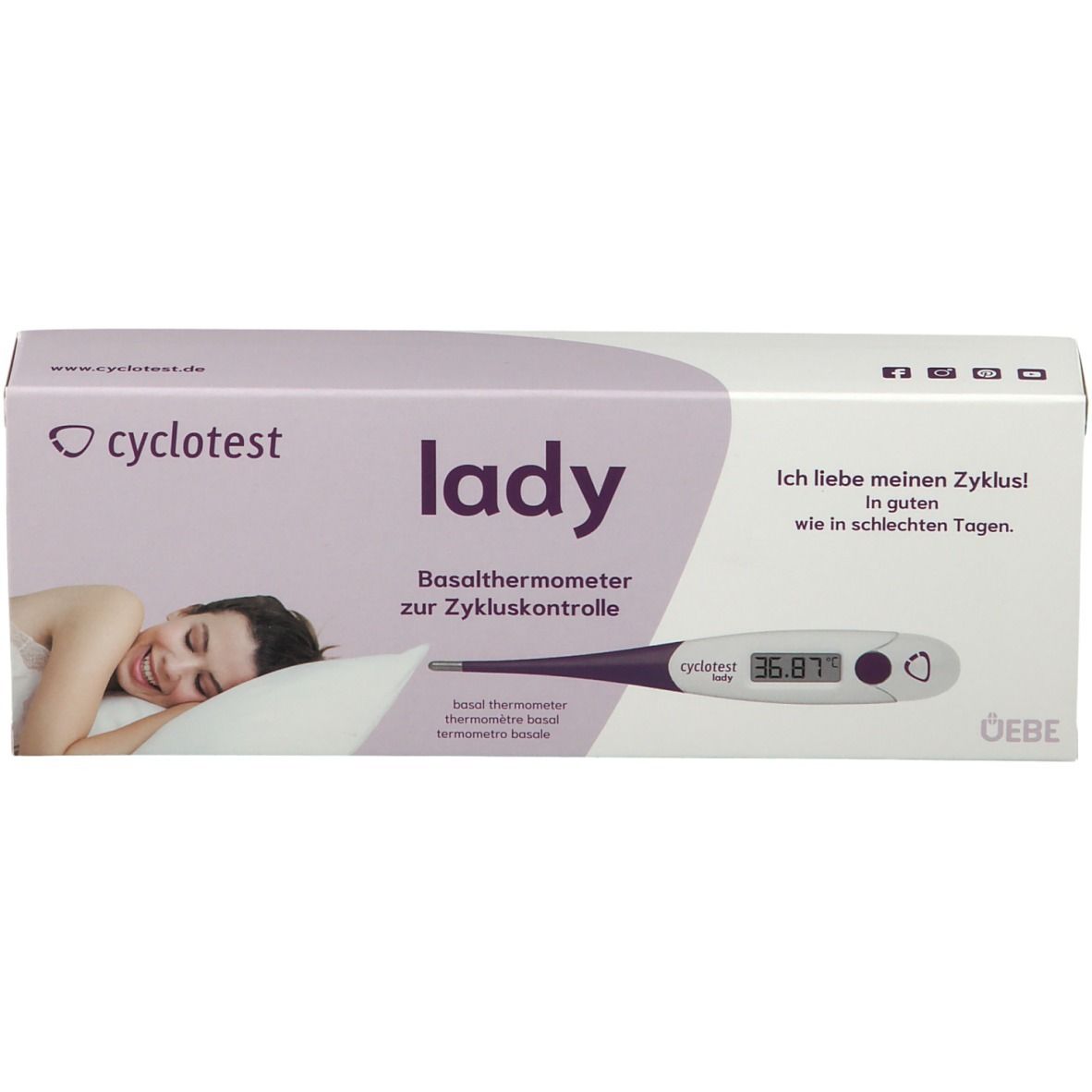 cyclotest® Lady Digitales Basalthermometer 1 St - Redcare Apotheke