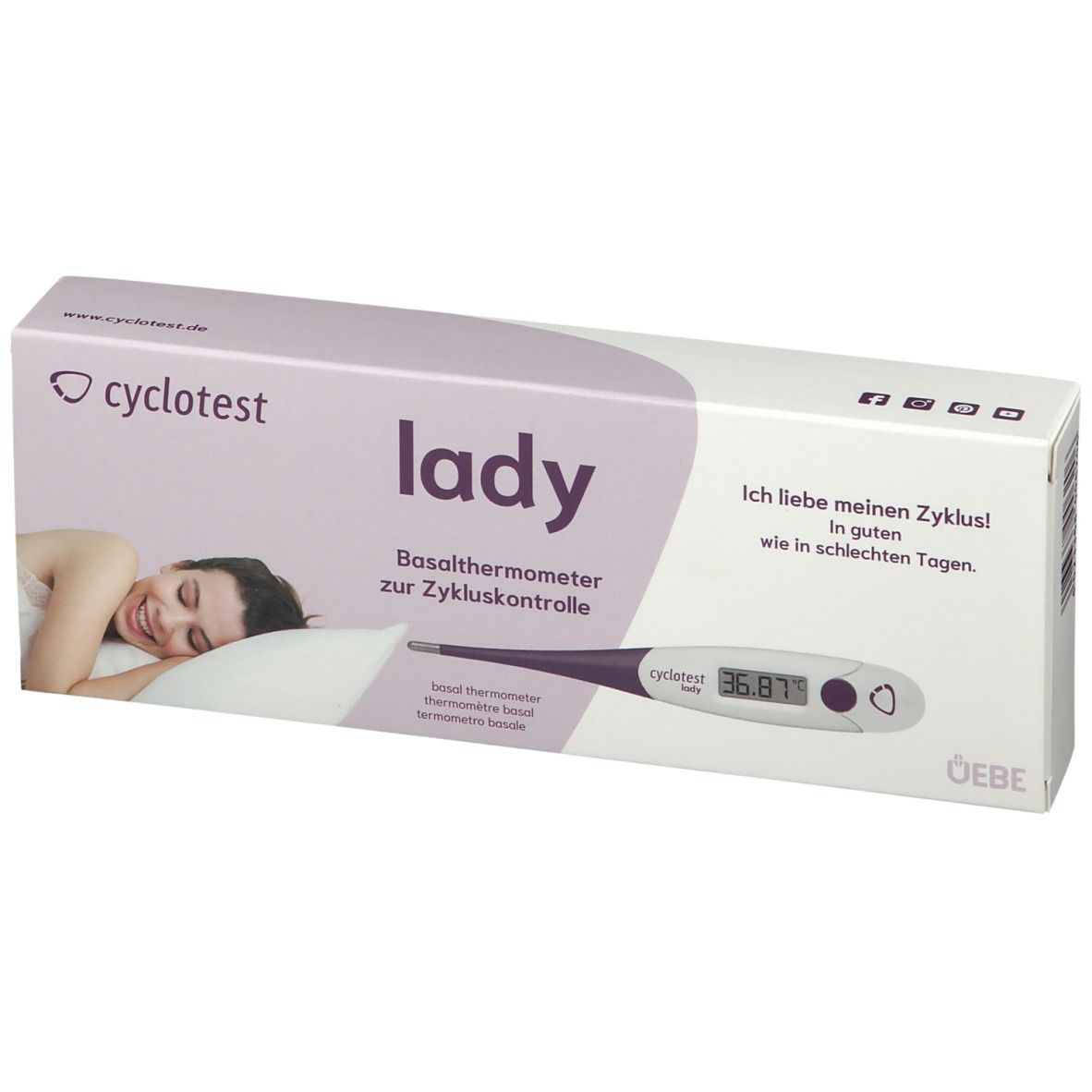 Cyclotest® Lady Thermomètre basal 1 pc(s) - Redcare Apotheke