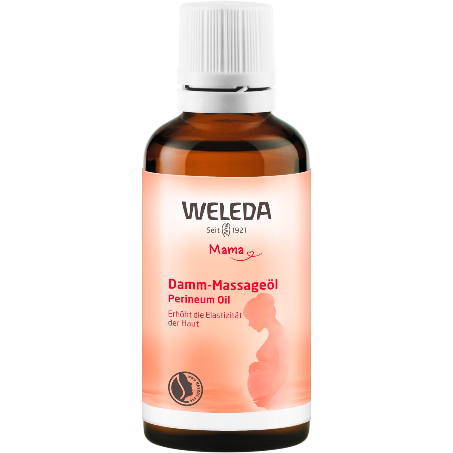 Weleda Damm-Massageöl - lockert & dehnt durch regelmäßige Massagen die Haut, für mehr Elastizität