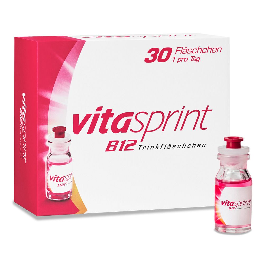 Vitasprint B12 Trinkfläschchen, mit Vitamin B12 für mehr Energie