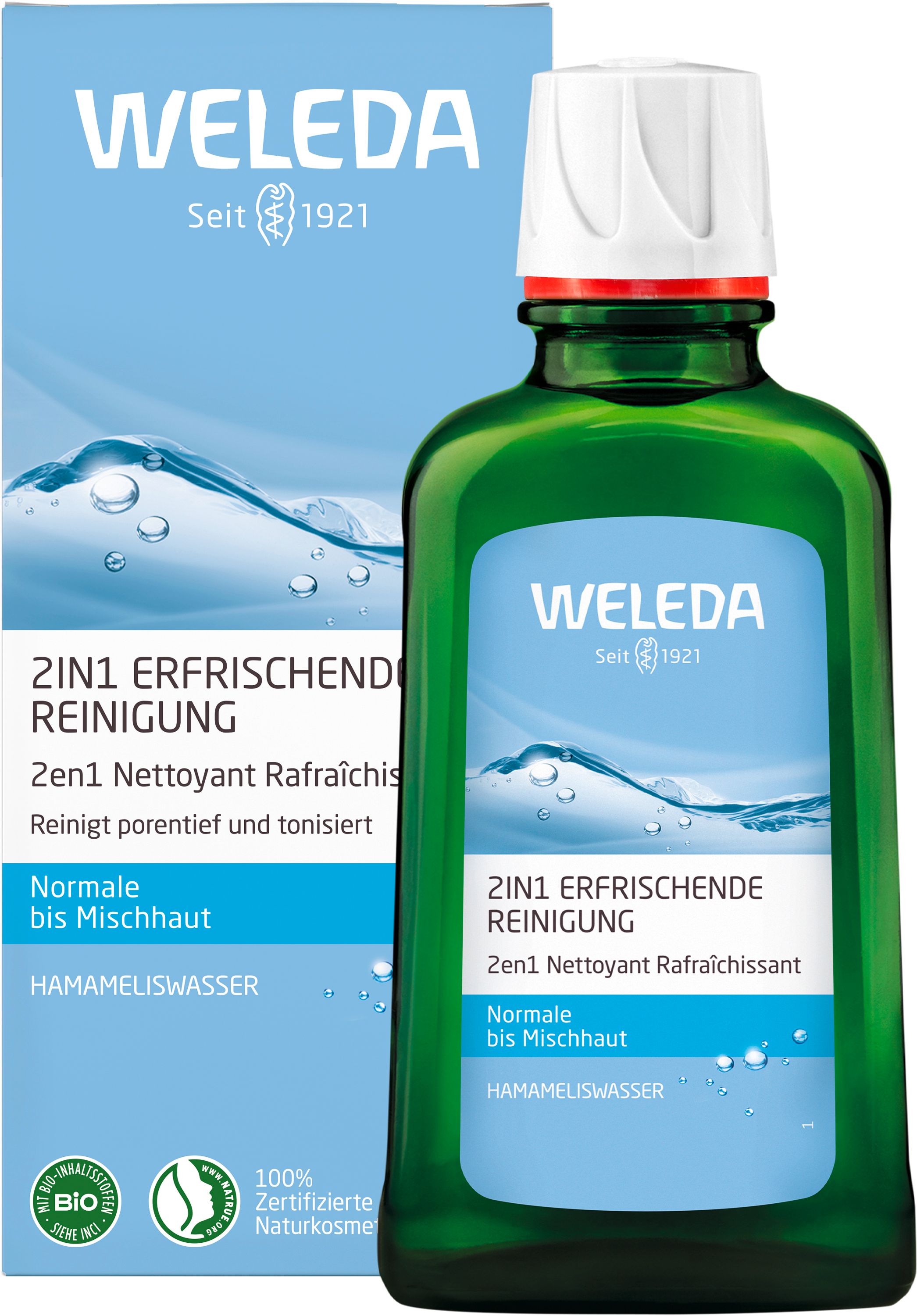 Weleda Rafraîchissant 2en1 Nettoyant