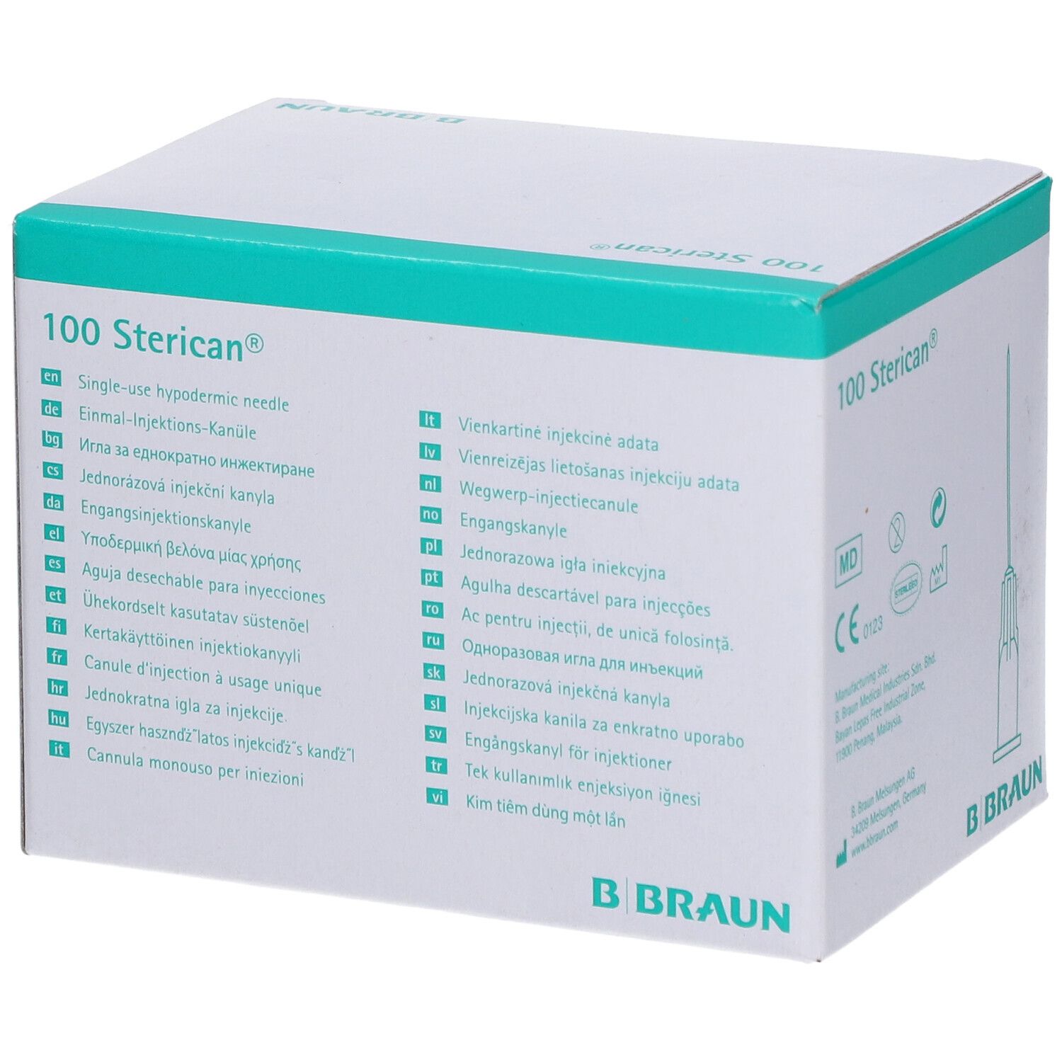 Sterican® Canule standard Gr. 16 G23 x 1 Zoll 0,60 x 25 mm bleu