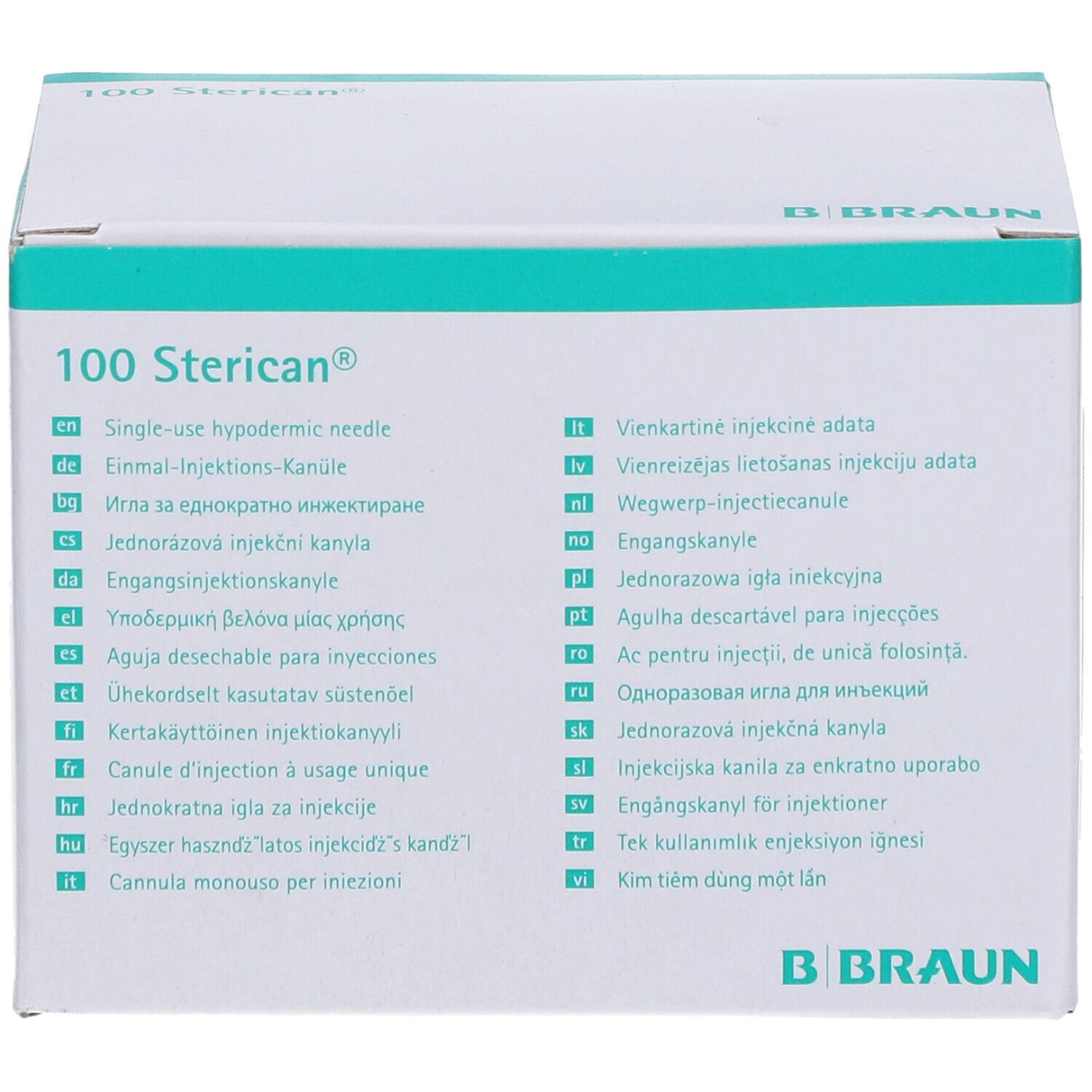 Sterican® Canule standard Gr. 16 G23 x 1 Zoll 0,60 x 25 mm bleu