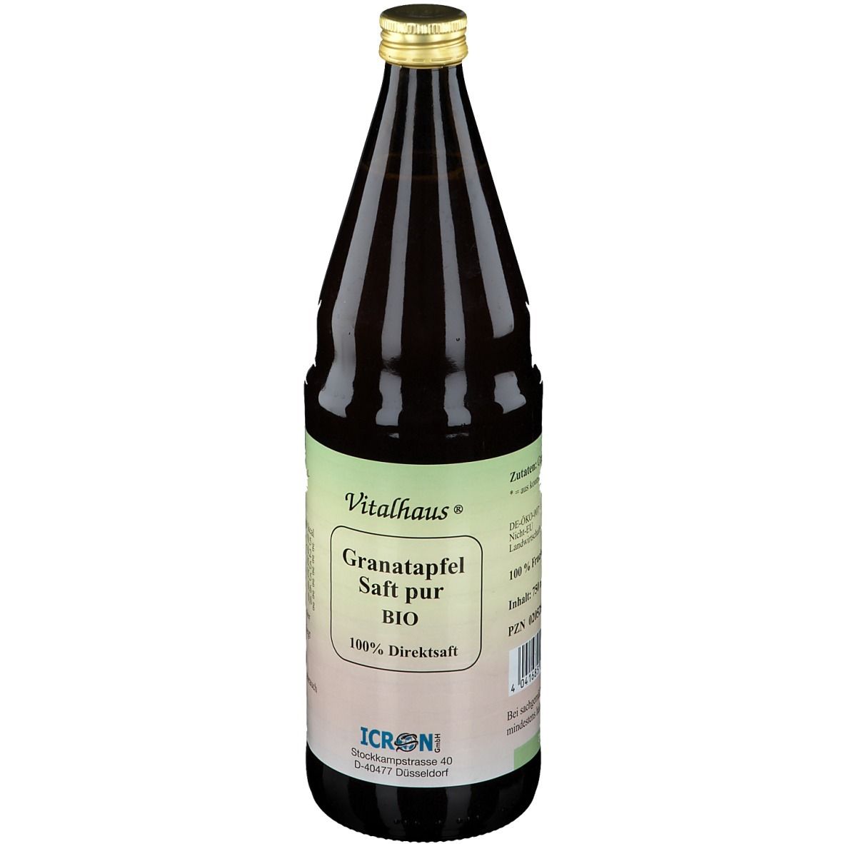 VITALHAUS® Jus de grenade pur bio