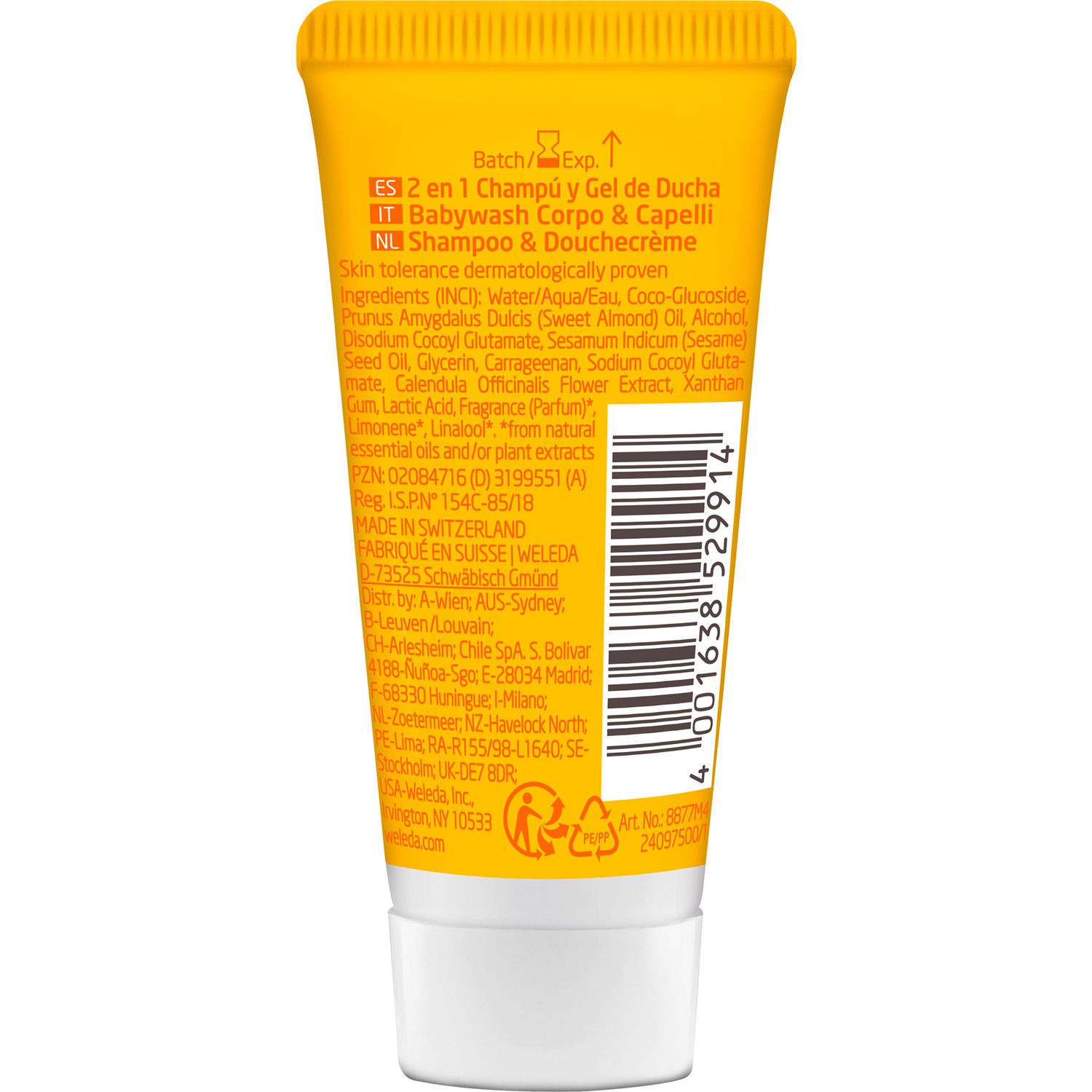 Weleda Calendula Weleda Shampooing Corps et Cheveux