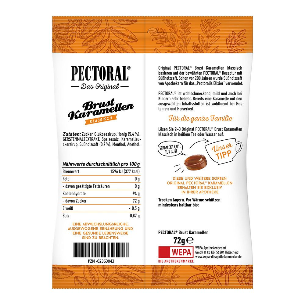 Original PECTORAL® Caramels de poitrine