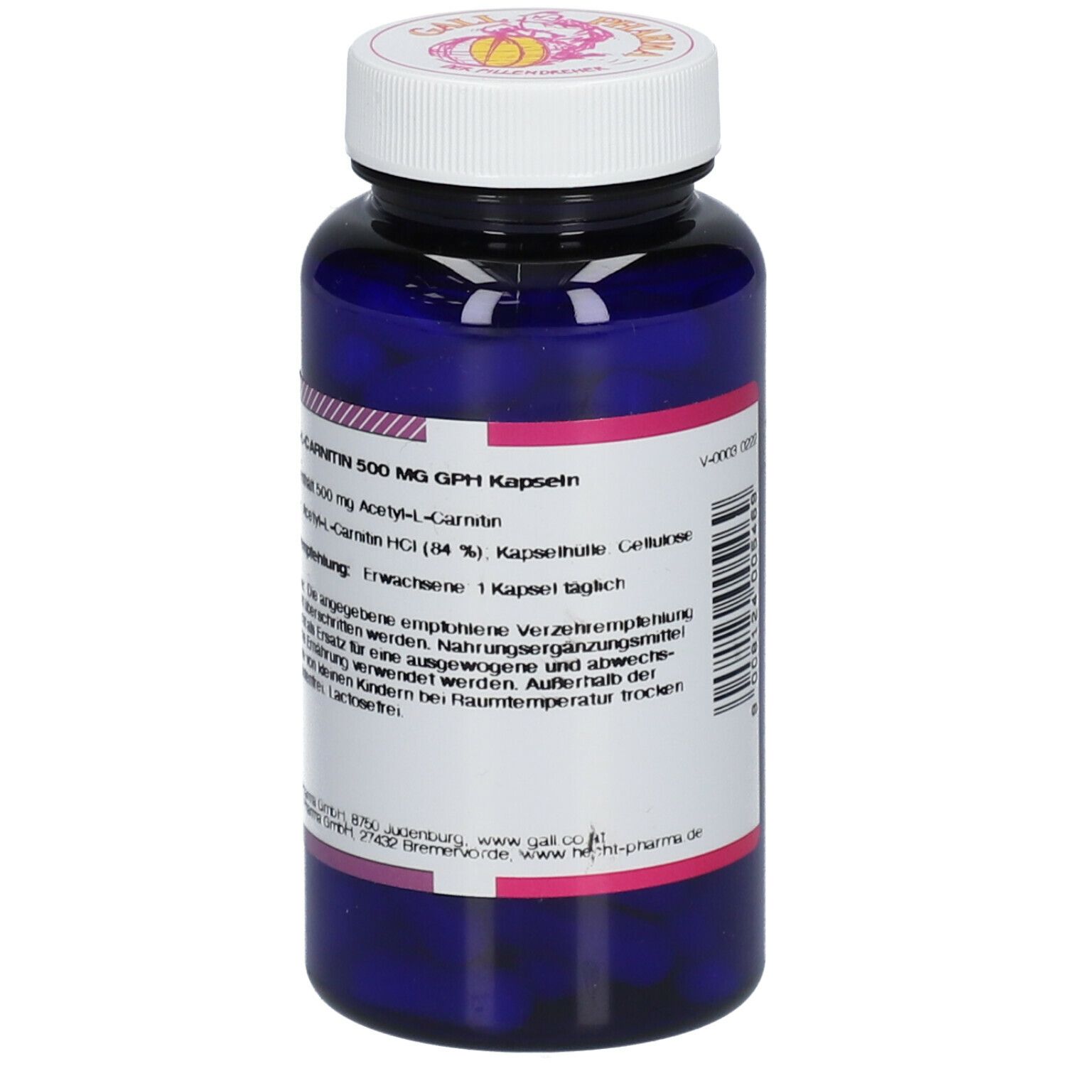 GALL PHARMA Acetyl-L-Carnitin 500 mg GPH Kapseln
