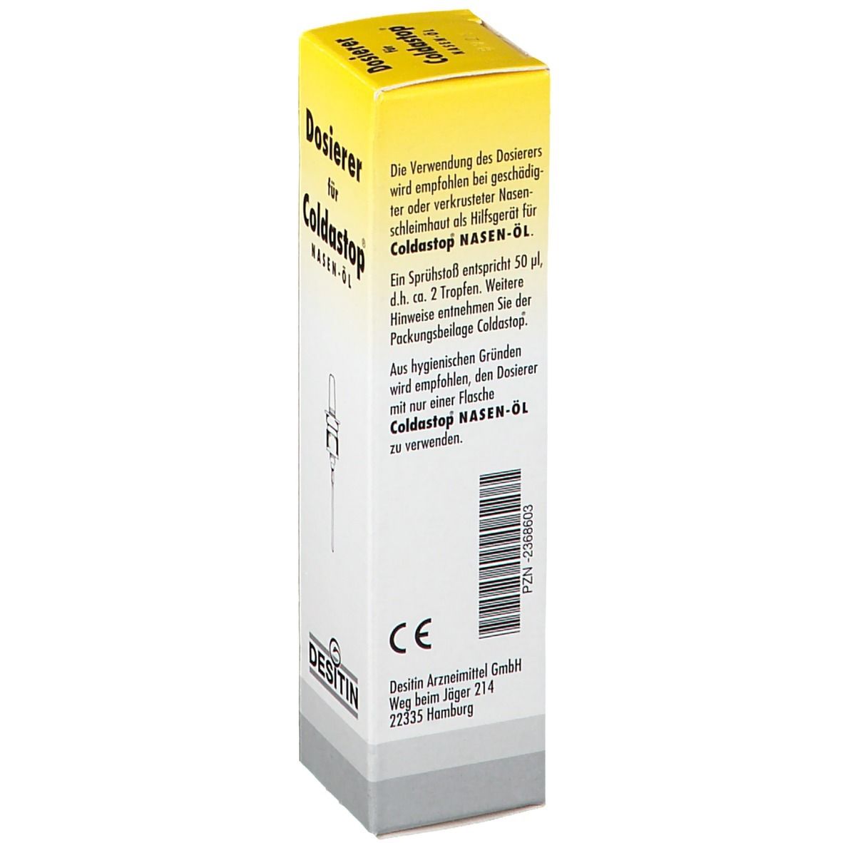 Coldastop® Doseur d'huile nasale sans contenu