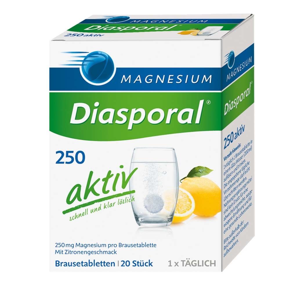 Magnesium-Diasporal® 250 aktiv, Comprimés effervescents