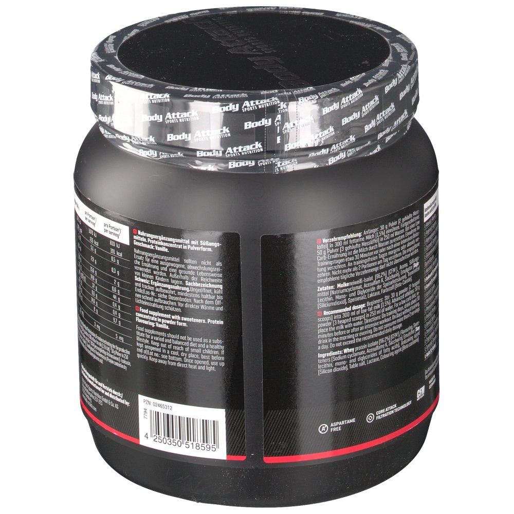 Body Attack Extreme ISO Whey Professional Vanille