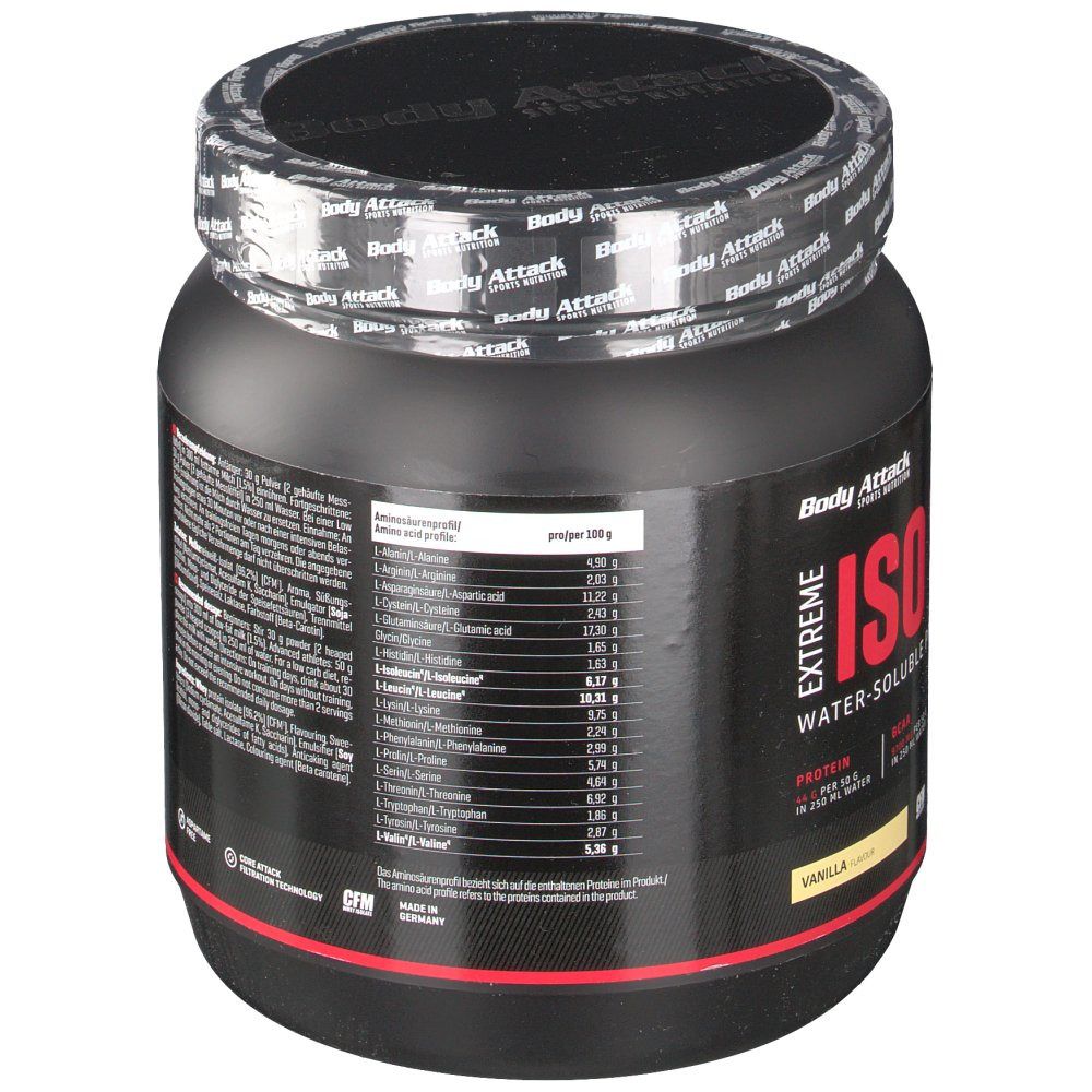 Body Attack Extreme ISO Whey Professional Vanille
