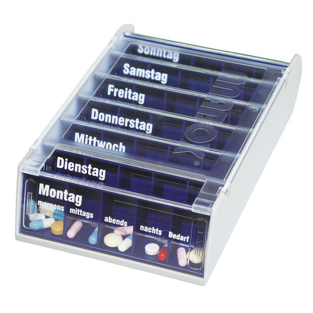 ANABOX® 7 Tage Wochendosierer blau