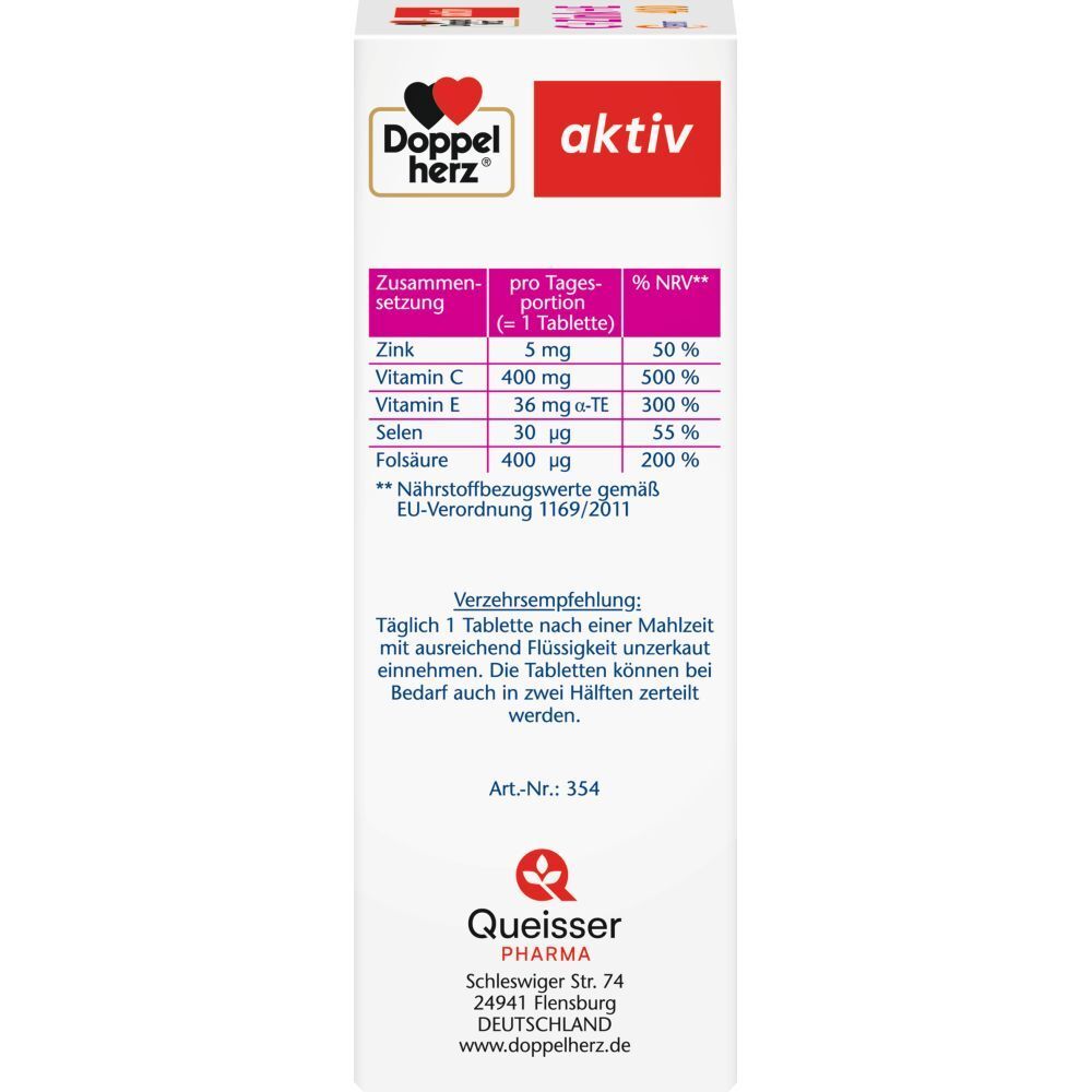 Doppelherz® aktiv C + Zink + E 400 DEPOT Tabletten