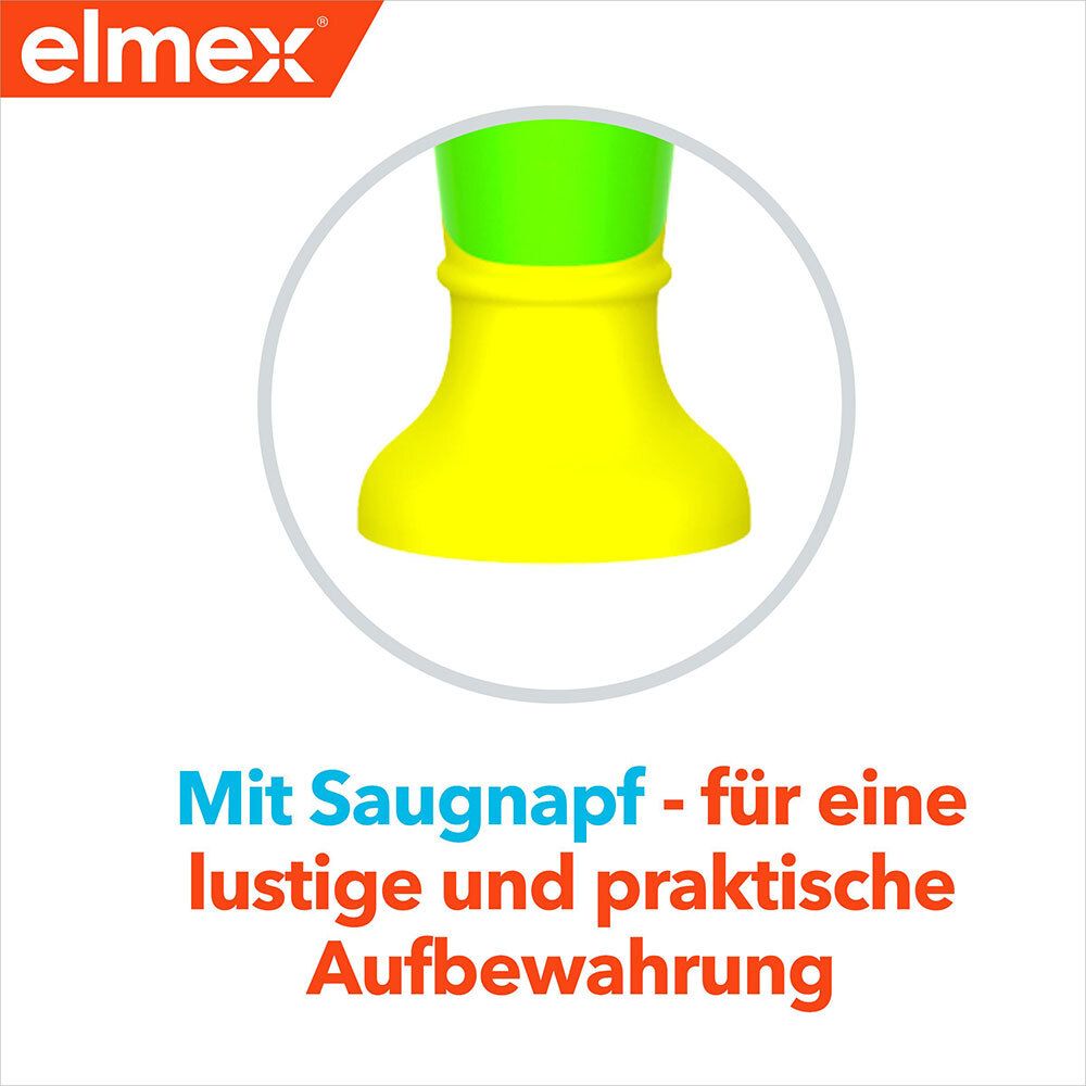 elmex Kinder-Zahnbürste weich für Kinder im Alter von 2-6 Jahren