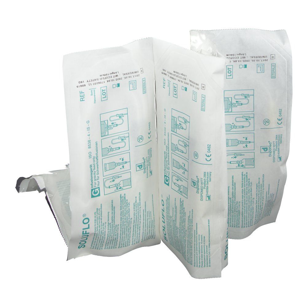 SOLUFLO® Ensemble de perfusion G 150 cm 19 G