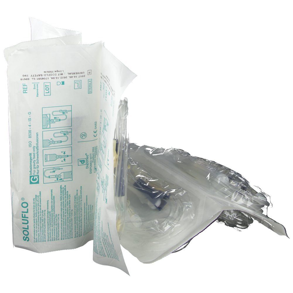 SOLUFLO® Ensemble de perfusion G 150 cm 19 G