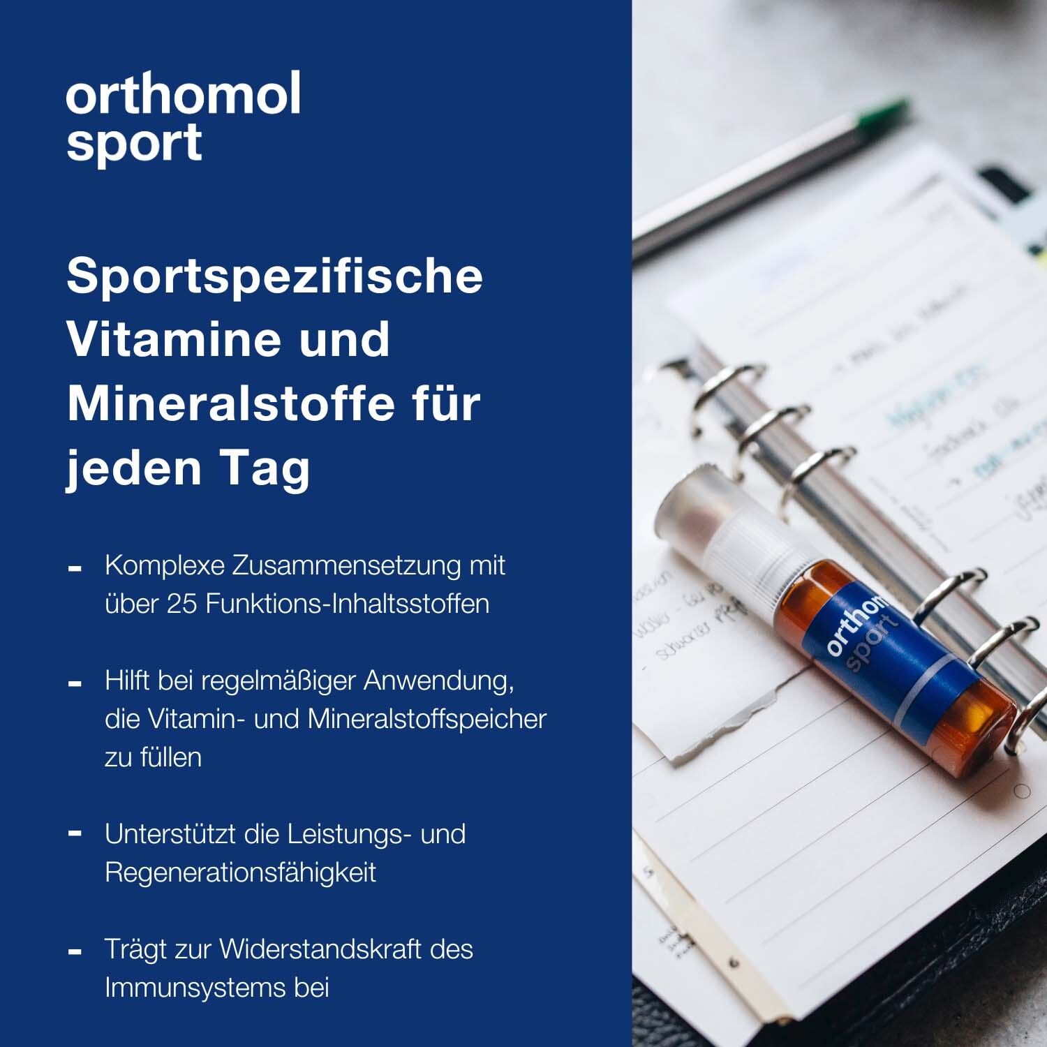 Orthomol Sport Bouteille/Comprimé/Capsule