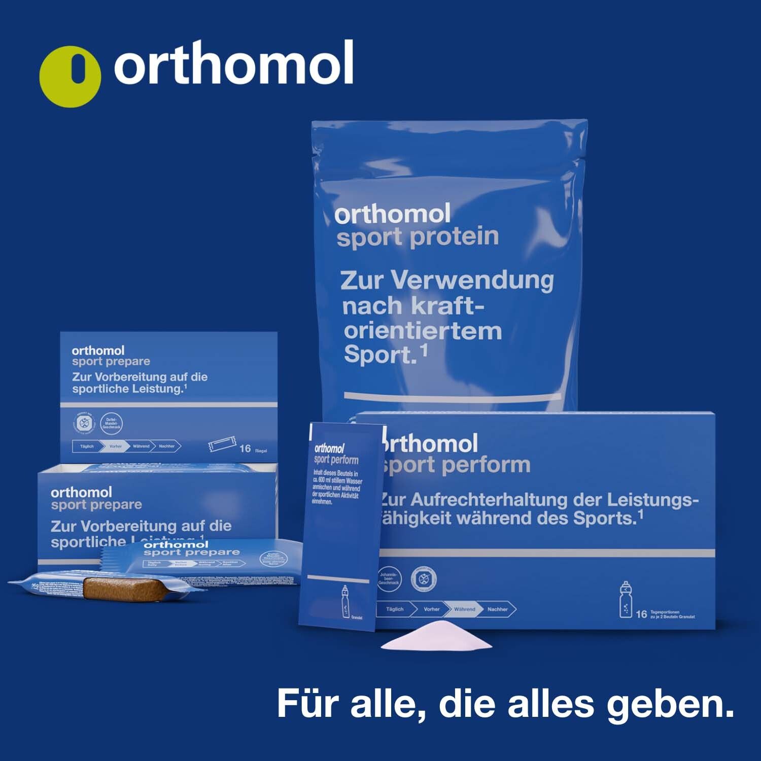 Orthomol Sport - Mikronährstoffe für sportliche Leistung - mit Magnesium, Vitamin D und B12 - Trinkampullen/Tabletten/Kapseln