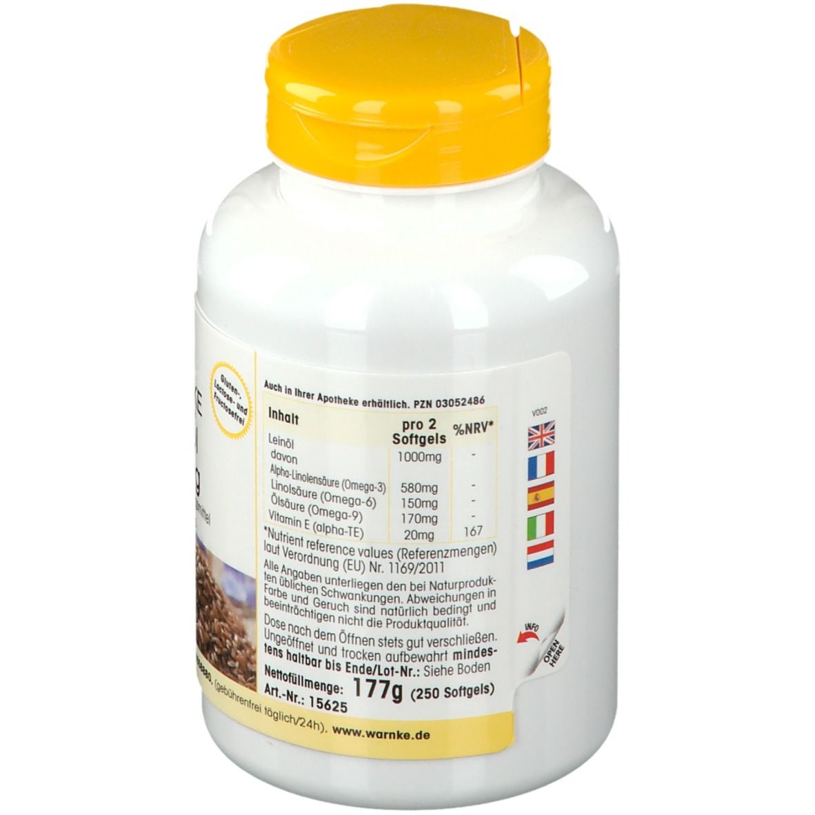 WARNKE Huile de lin 500 mg