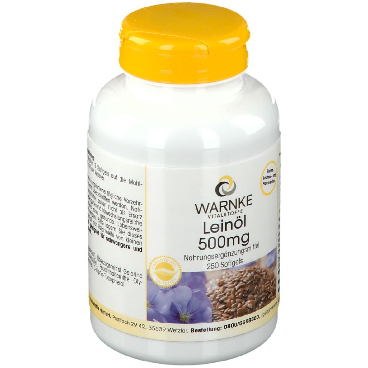 WARNKE Huile de lin 500 mg