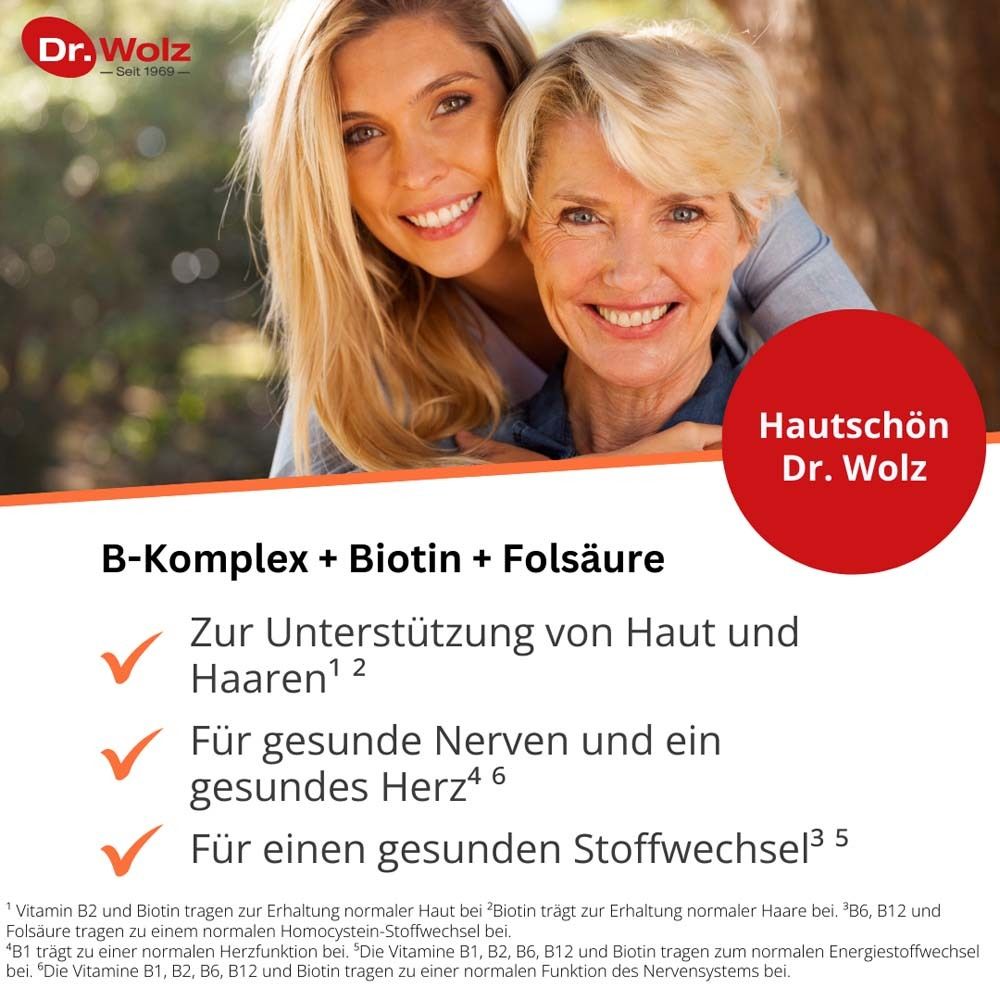 DR.WOLZ Complexe B + biotine + acide folique
