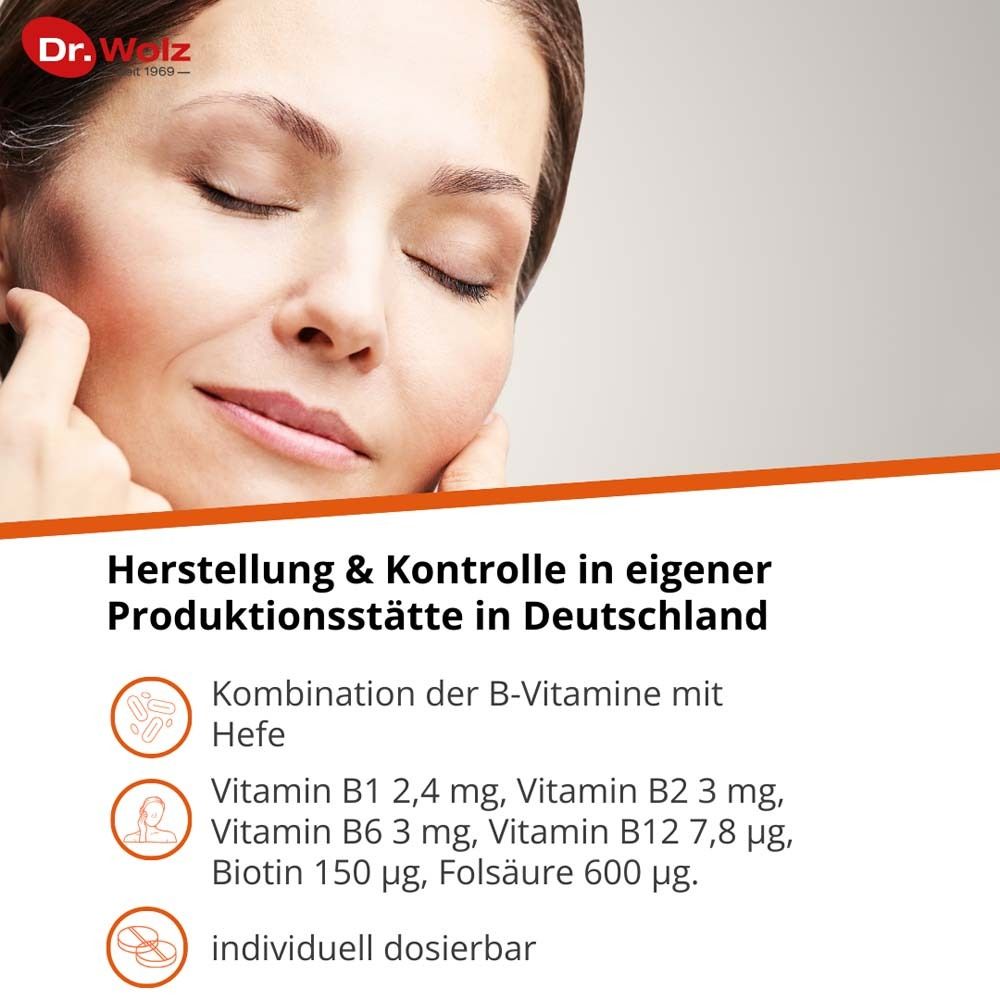 DR.WOLZ Complexe B + biotine + acide folique