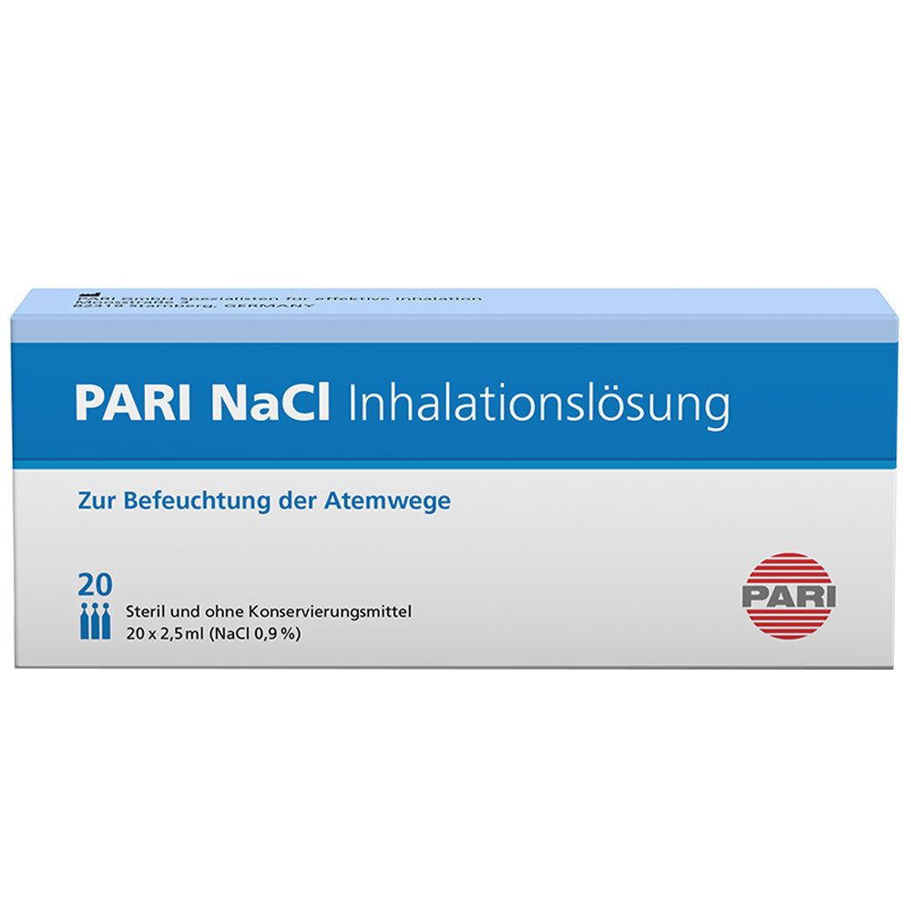 PARI NaCl Inhalationslösung Ampullen