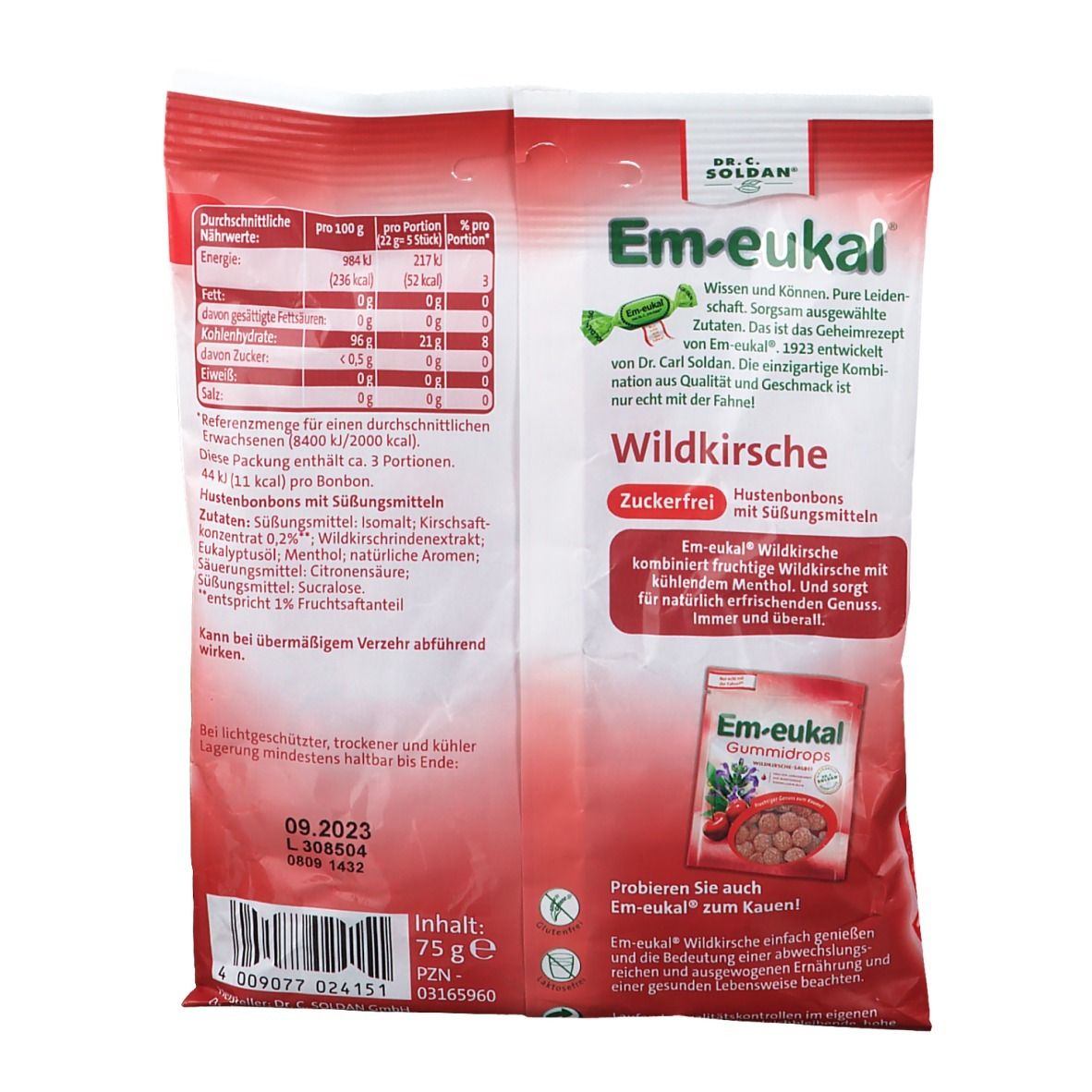 Em-eukal® Cerise sauvage sans sucre