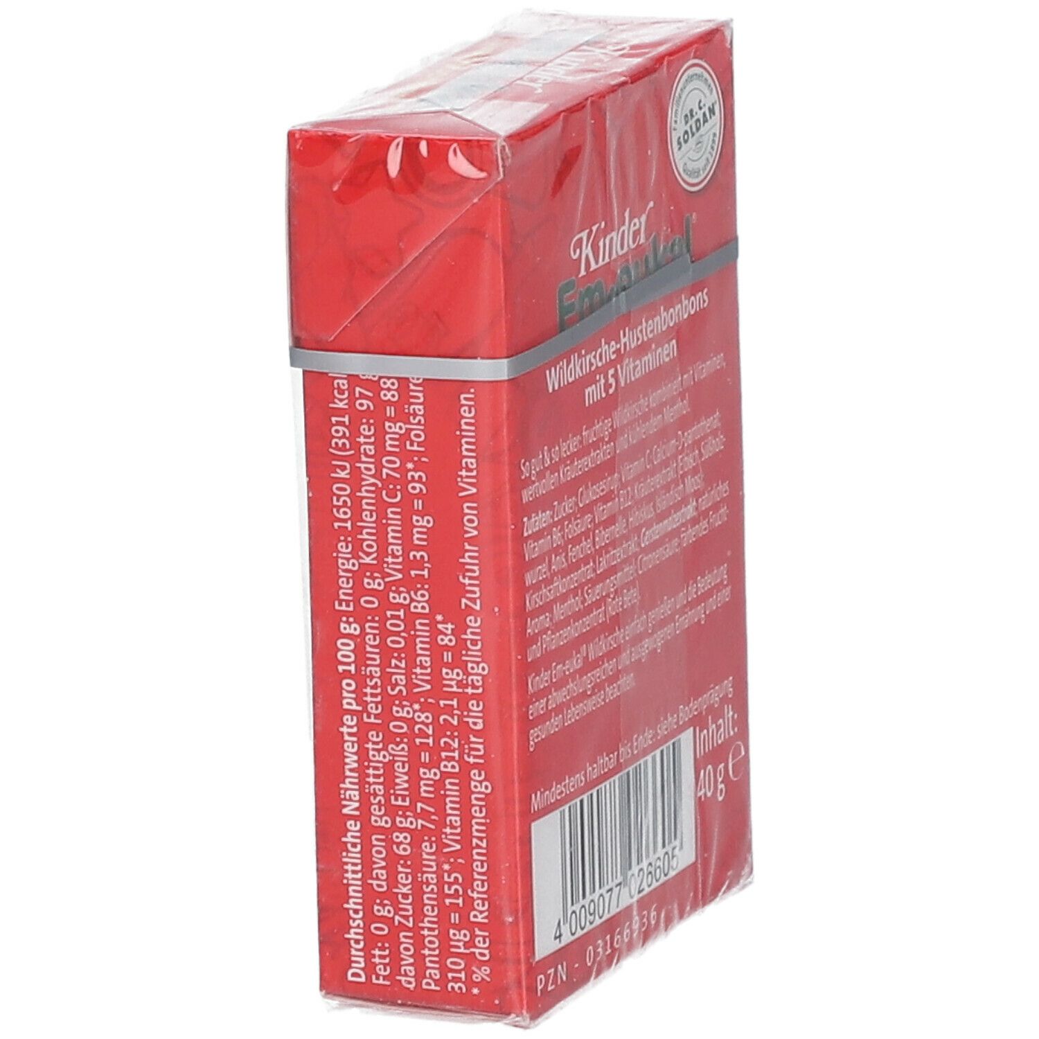 Kinder Em-eukal® Cerise sauvage Minis avec sucre