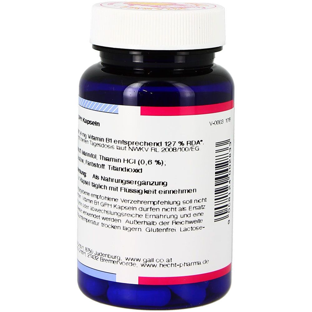 GALL PHARMA Vitamine B1 1,4 mg GPH Kapseln