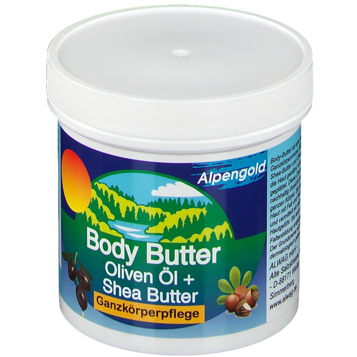 Body Butter Oliven-Öl & Shea-Butter Ganzkörperpflege