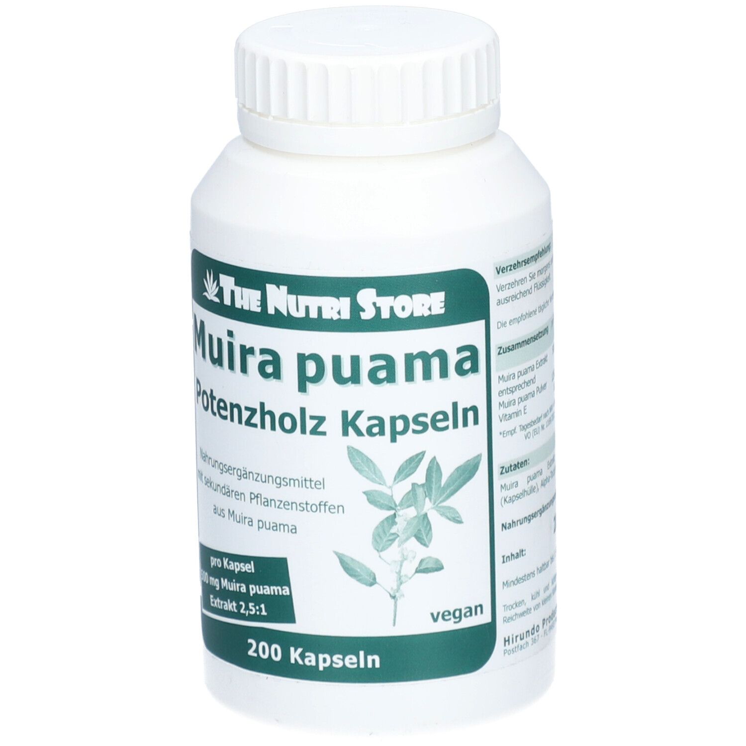 Muira puama 500 mg Extrakt Kapseln