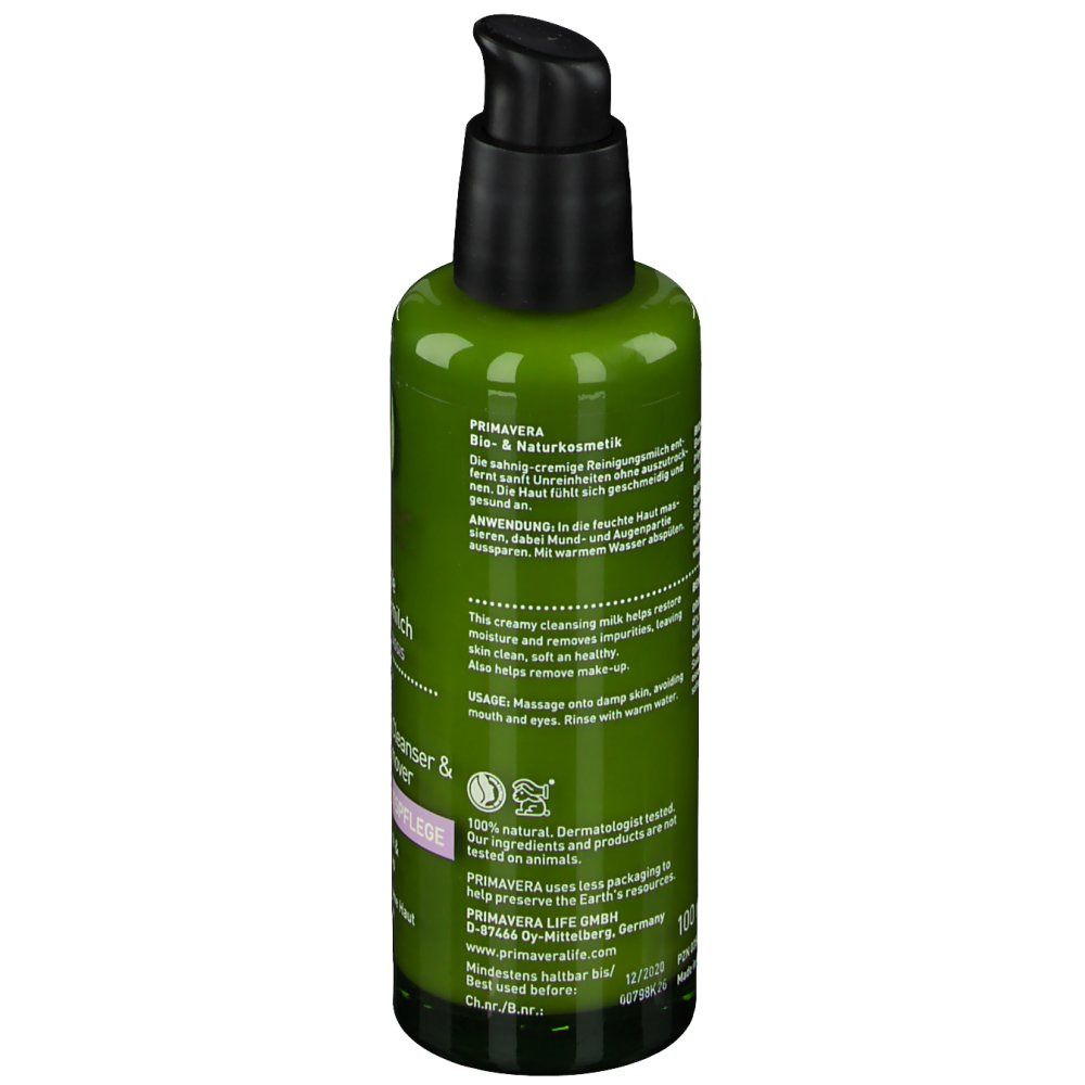 PRIMAVERA® Lait nettoyant rafraîchissant Neroli-Cassis
