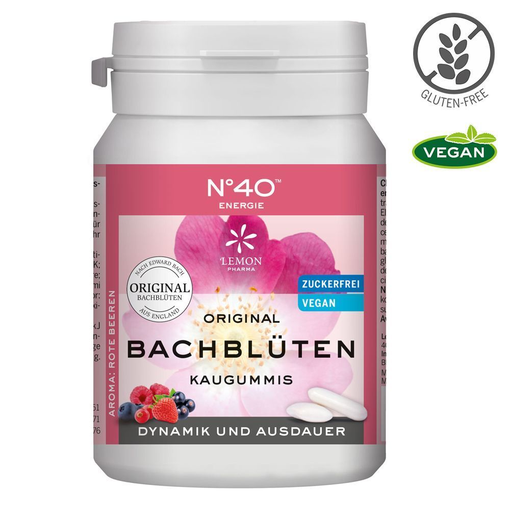 No. 40® Energy Original Chewing Gums aux fleurs de Bach