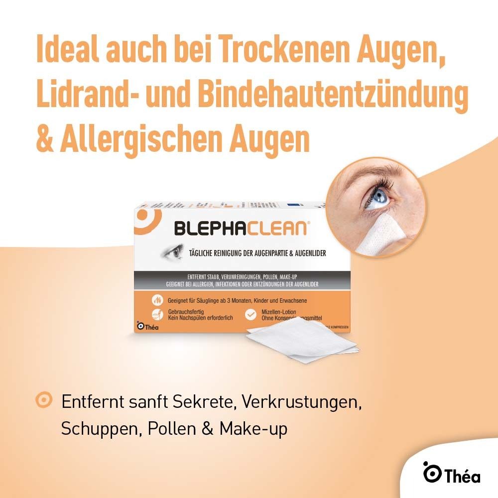 BLEPHACLEAN Kompressen sterile