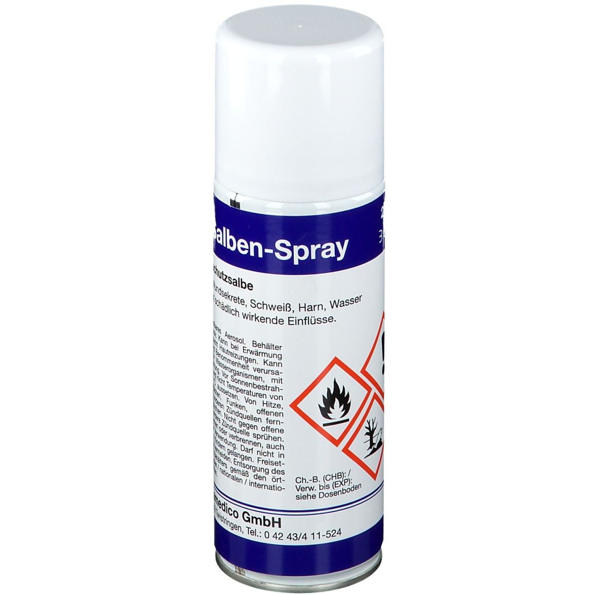 Onguent d'oxyde de zinc en spray