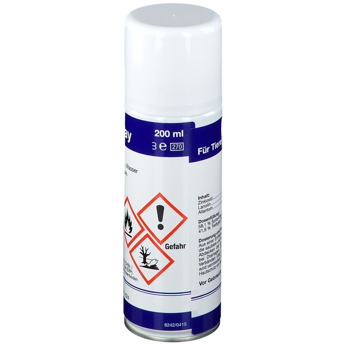 Onguent d'oxyde de zinc en spray