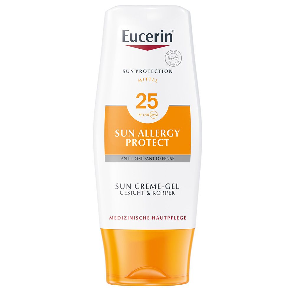 Eucerin Sun Allergy Protect Creme-Gel LSF 25 – Sonnenschutz für Hauttypen, die zu Sonnenallergien neigen