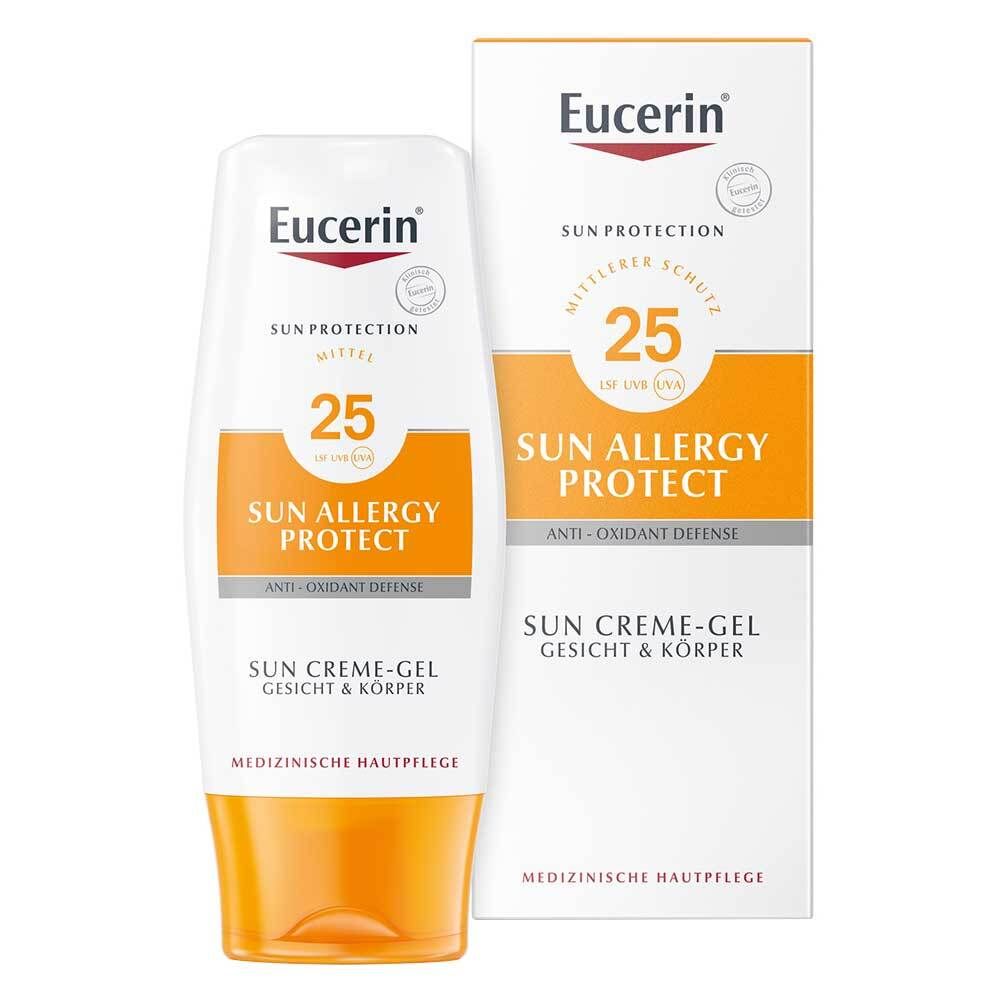 Eucerin Sun Allergy Protect Creme-Gel LSF 25 – Sonnenschutz für Hauttypen, die zu Sonnenallergien neigen