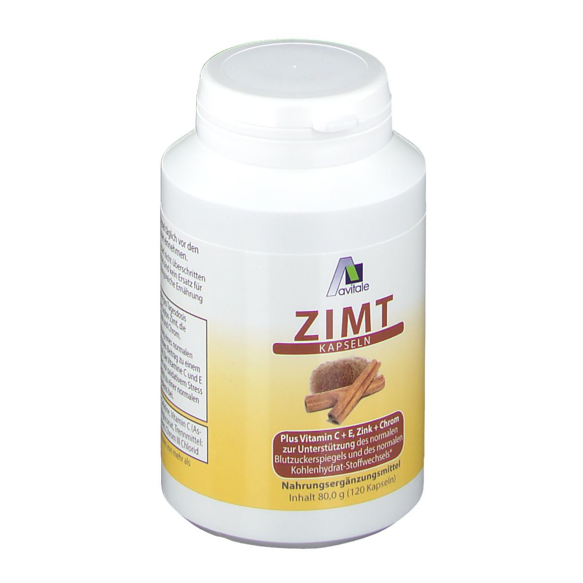 Avitale Zimtkapseln 500mg+Vitamin C + E