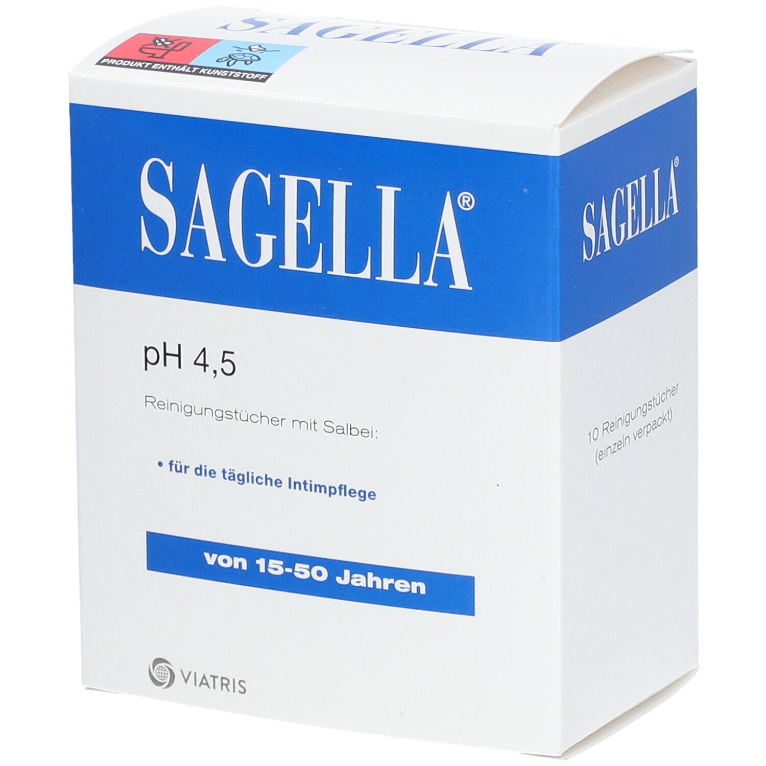 SAGELLA pH 4,5 Intim-Reinigungstücher