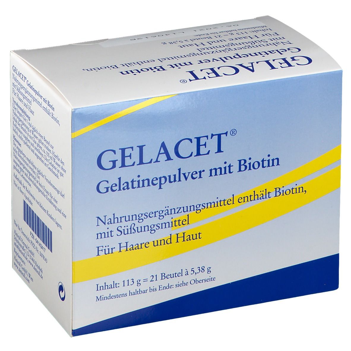 GELACET® Poudre de gélatine avec biotine