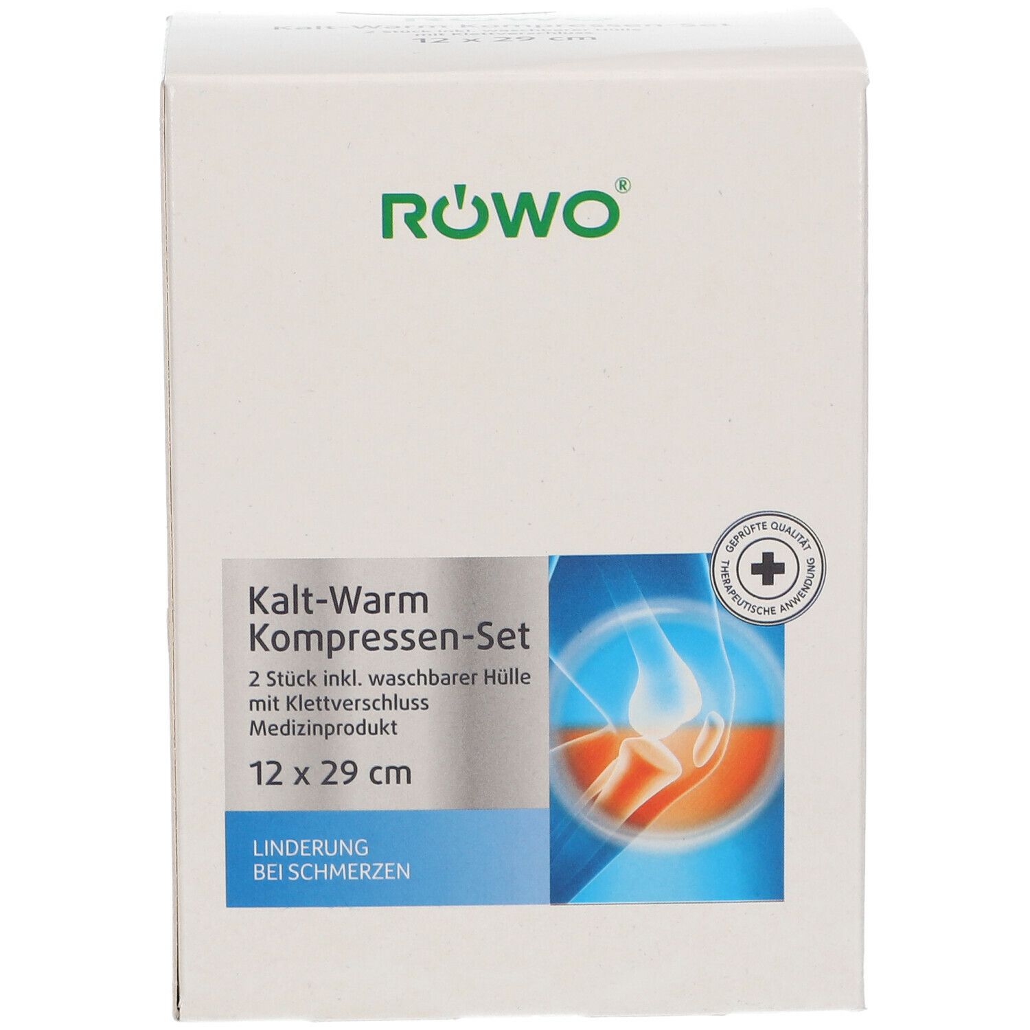 RÖWO® Kalt-Warm-Kompressen mit Klettbandage 15 x 29 cm