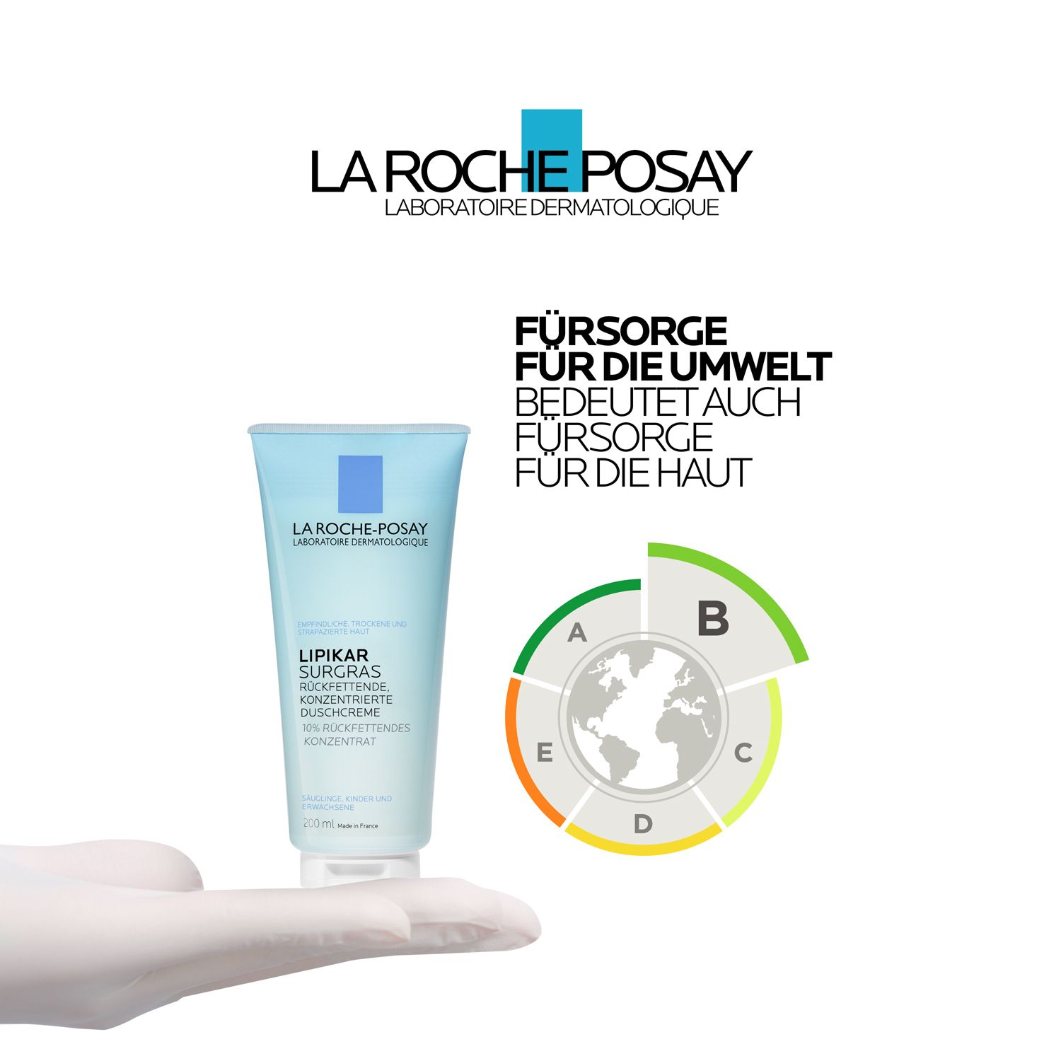 LA ROCHE POSAY LIPIKAR SURGRAS Douche-crème