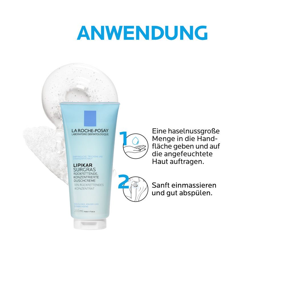 LA ROCHE POSAY LIPIKAR SURGRAS Douche-crème