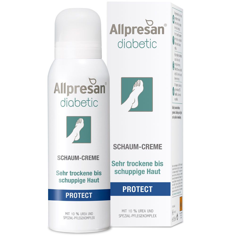 Allpresan® diabetic Original Mousse-Crème PROTECT Peau très sèche à squameuse