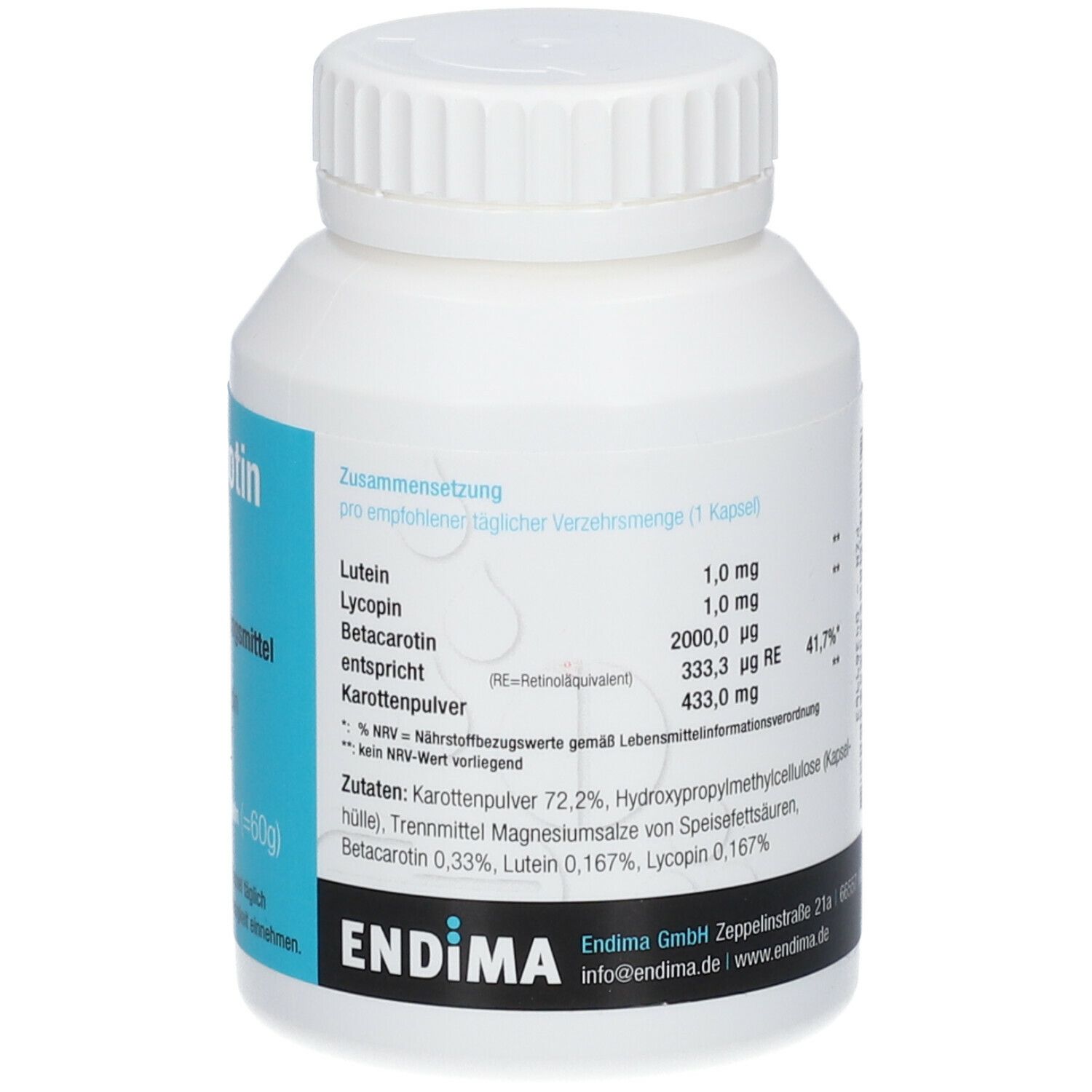 Endima® Betacarotin 2000 Kapseln