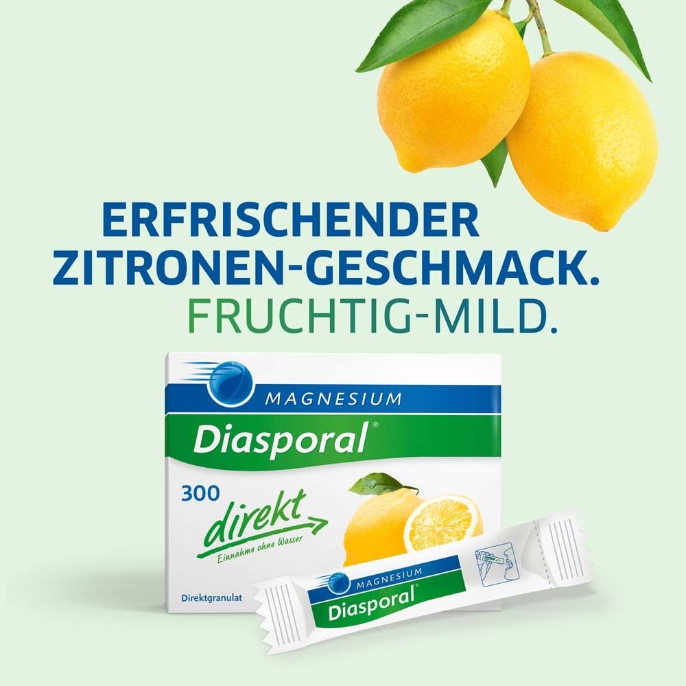 Magnesium Diasporal® 300 direkt Zitrone